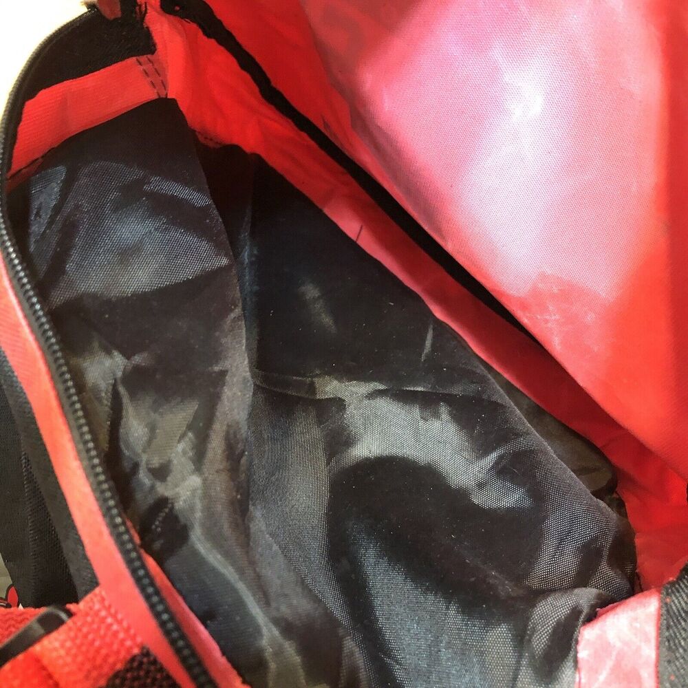 Chicago Bulls Youth Academy Duffle Bag Tote23"x10"x9" Gym Travel Bag Black Red C - Picture 12 of 12